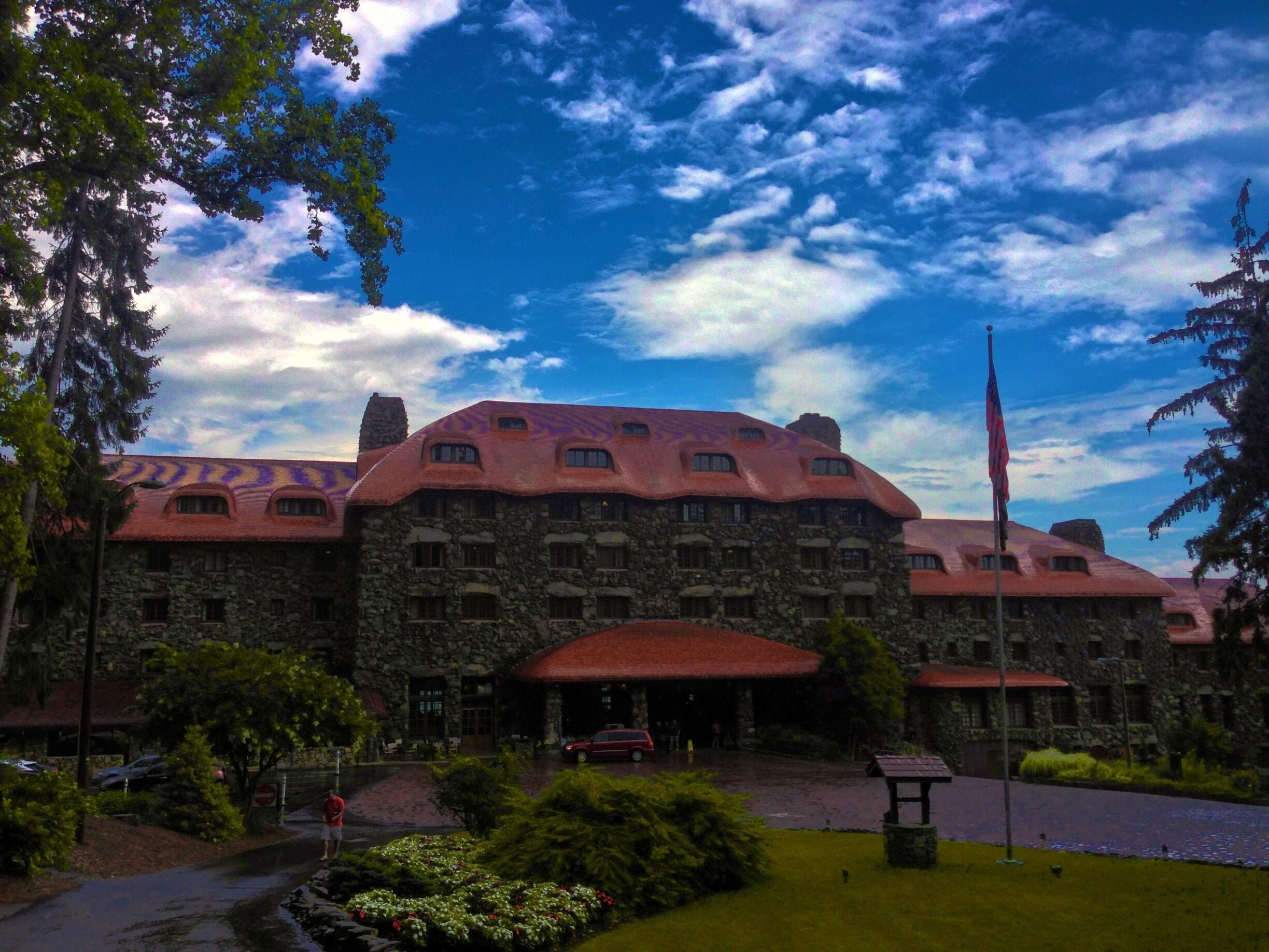 Great views of the Smokies and Asheville from here.  Awesome spa. 