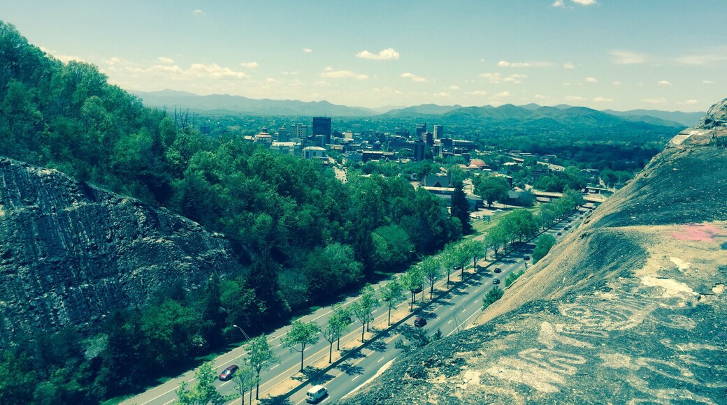 This is "The Cut" in Asheville, it is a spot that overlooks the beautiful city of Asheville. People come here for a variety of reasons but one of the most interesting reasons is to spray paint graffiti on the rock and express them self. You can see a hint of this in the bottom right hand corner. Appalachian residents enjoy sharing their opinions and thoughts just like anyone else but as you can see they do it maybe just a little differently. This picture illustrates the unique balance that the Appalachian region has of nature and civilization. Not many places could do this and have them blend so nicely but the Appalachian area can and has.
#appalachianechoes