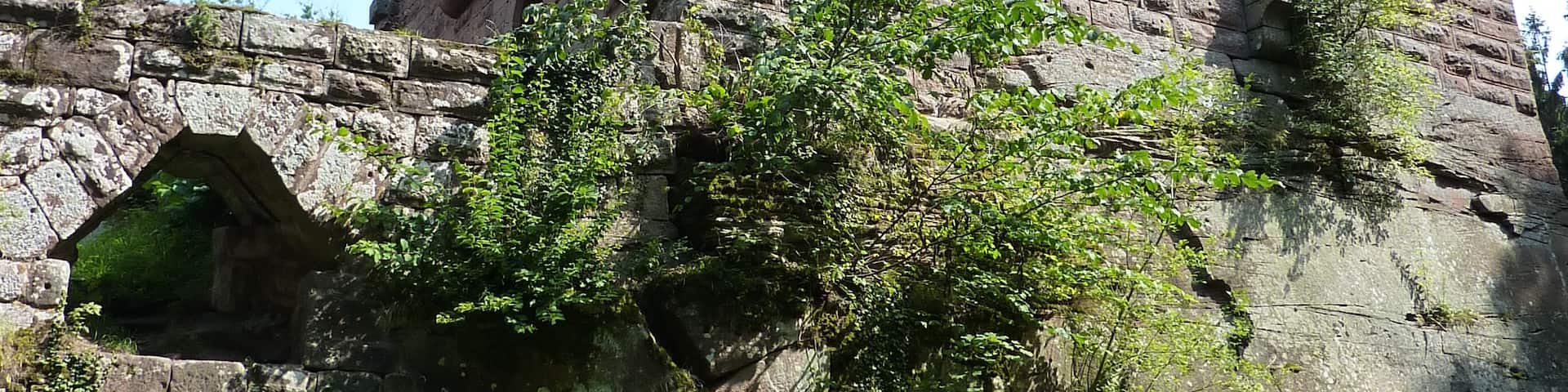 côté droit du château