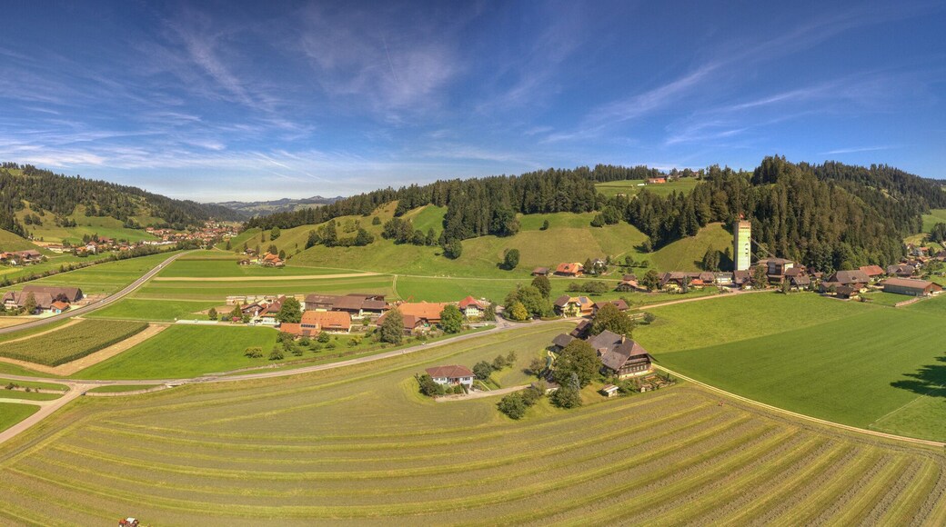 Panorama aus dem Emmental, Schweiz