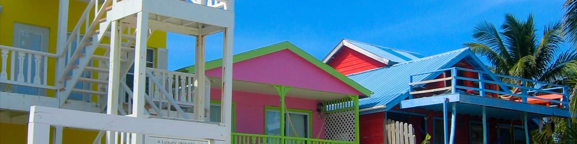 Caye Caulker featuring a small town or village and a house