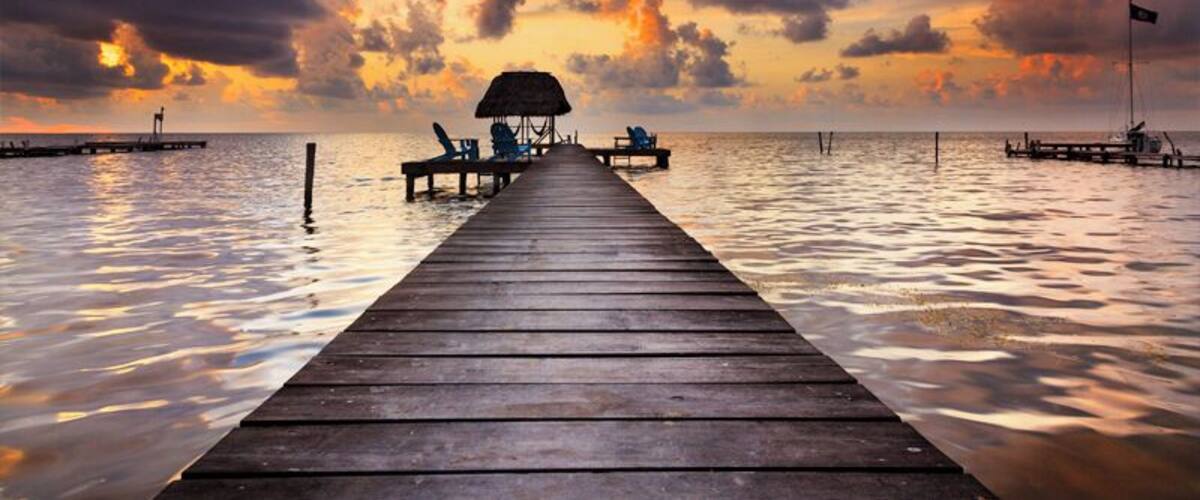 Beach sunset at Caye Caulker, Belize. #waterlust #beach #Belize
Read about my experience: http://alwayswanderlust.com/go-slow-caye-caulker/
