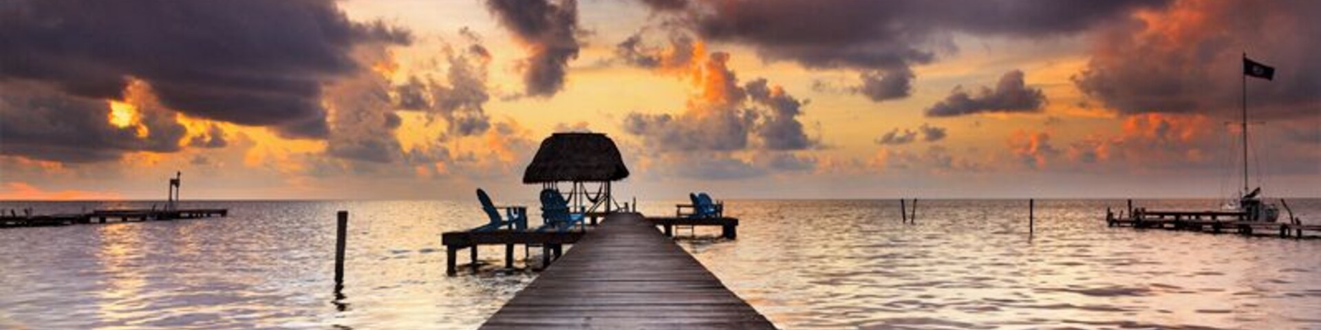 Beach sunset at Caye Caulker, Belize. #waterlust #beach #Belize
Read about my experience: http://alwayswanderlust.com/go-slow-caye-caulker/