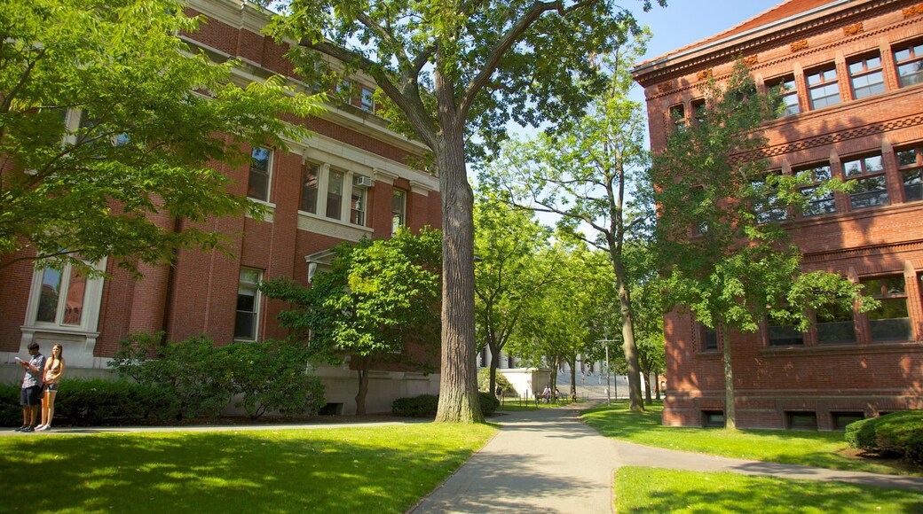 Harvard University som omfatter historiske bygningsværker