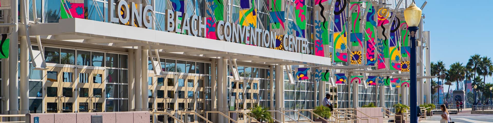 Long Beach Convention and Entertainment Center featuring signage