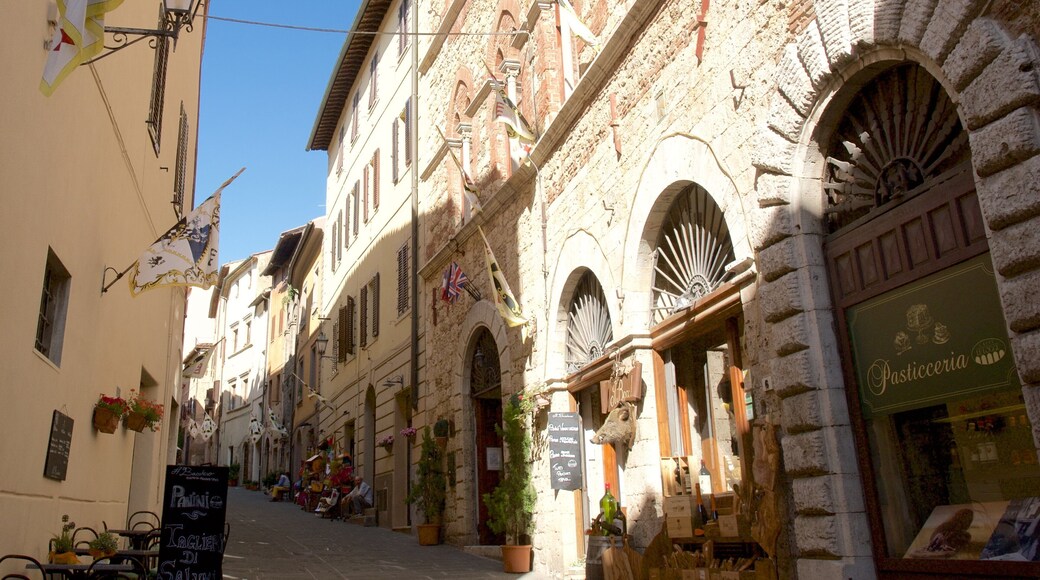 Massa Marittima showing heritage architecture and street scenes