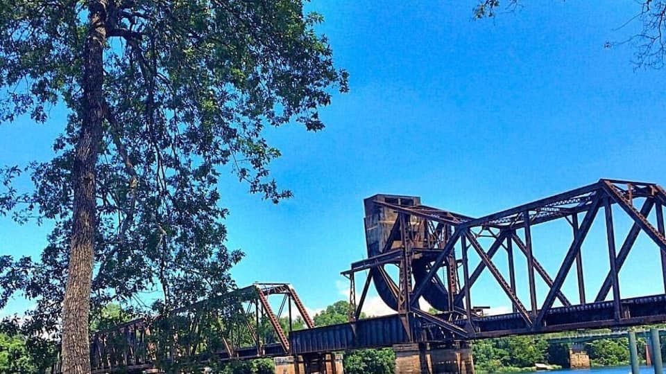 Really old railroad bridge