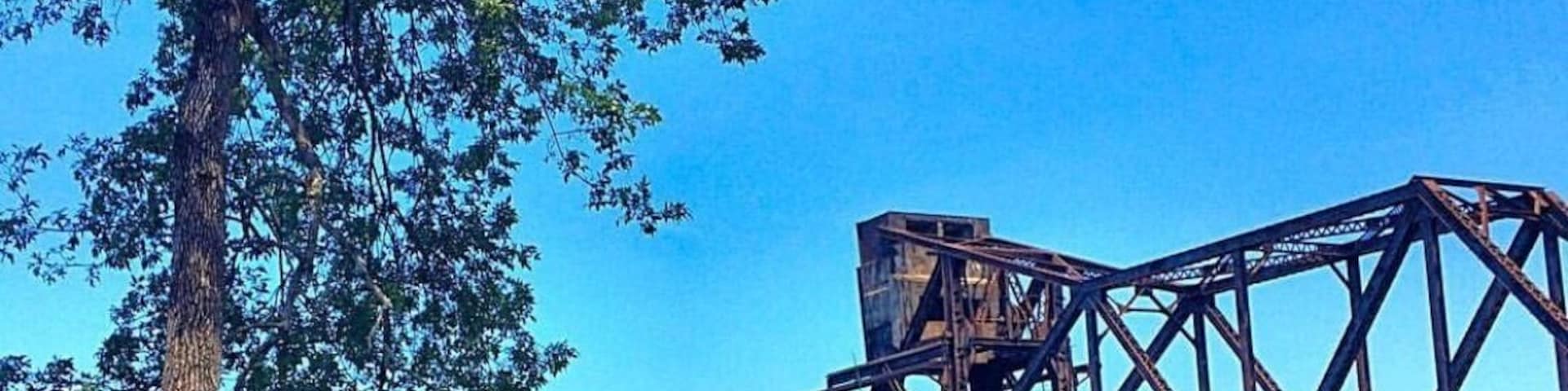 Really old railroad bridge