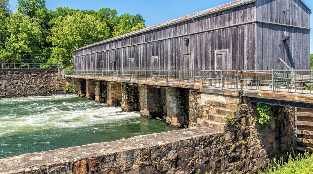 When most people think of Augusta, GA, they think of golf. But the city has a lot more to offer than just that, including an extensive Augusta Canal Trail System. The trails originate at the Savannah River Rapids Park with the Historic Augusta Canal Headgates. #augusta #georgia #augustacanal #savannahriver