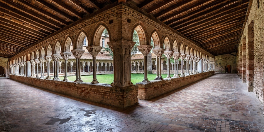 The Cloisters of Abbaye Saint- Pierre de Moissac, France