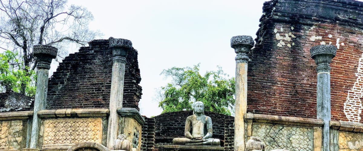 Unesco site in Polonnaruwa, ancient city