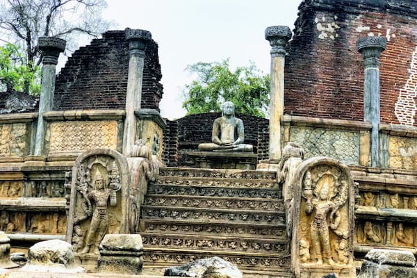 Unesco site in Polonnaruwa, ancient city