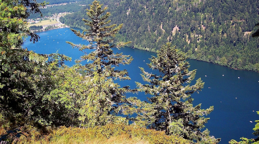 Lac de Longemer, vu de la roche des vieux chevaux.