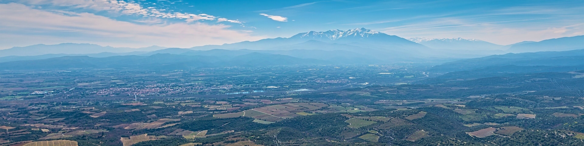 Mont Canigou vu de Força Réal,Pyrénées-Orientales.