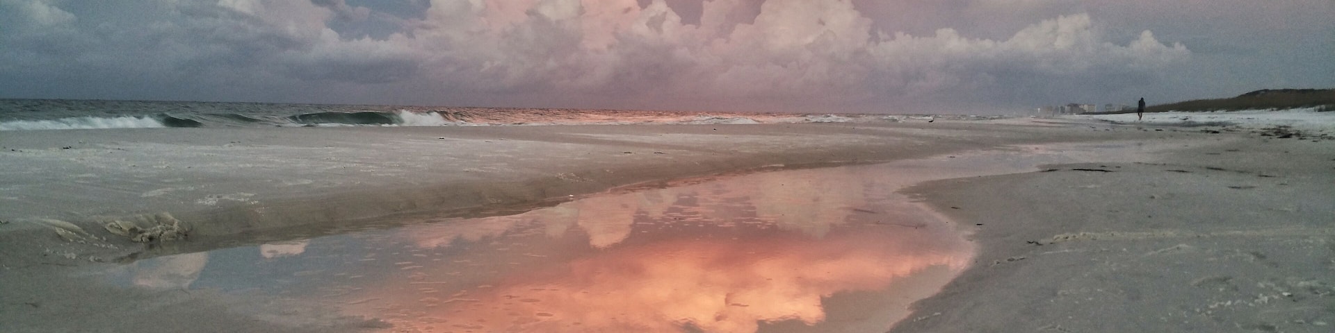 Dawn brings bright pastel color to the beautiful beaches of the Emerald Coast
