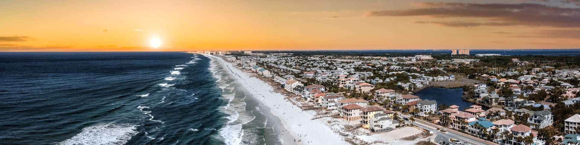 Destin Florida Miramar beach sunset