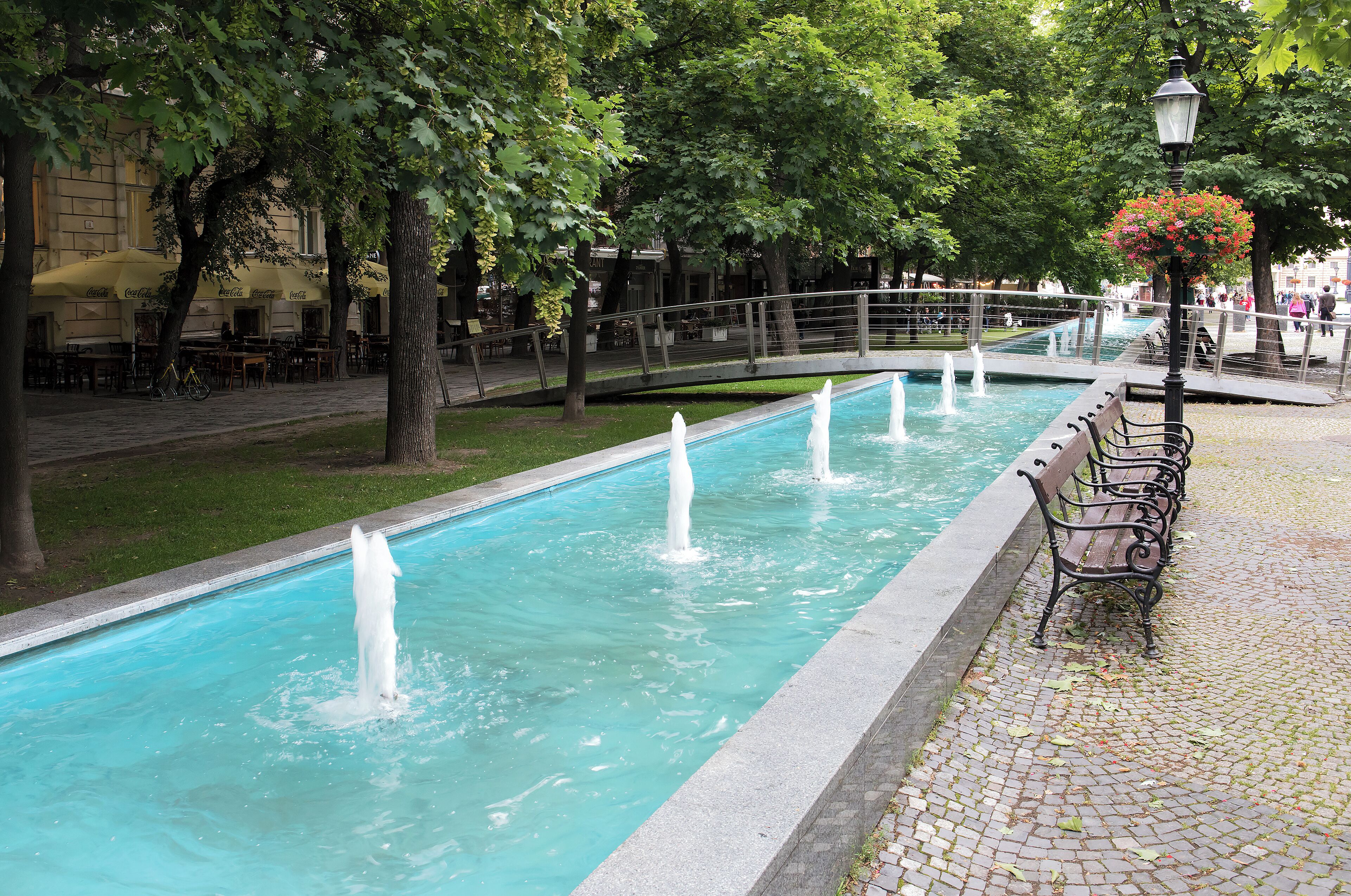 This 1000-year old town square is really more of a promenade.  It's a great spot to snack on a "Bratislavský rožok", lick some ice cream, or simply take a stroll and people watch.