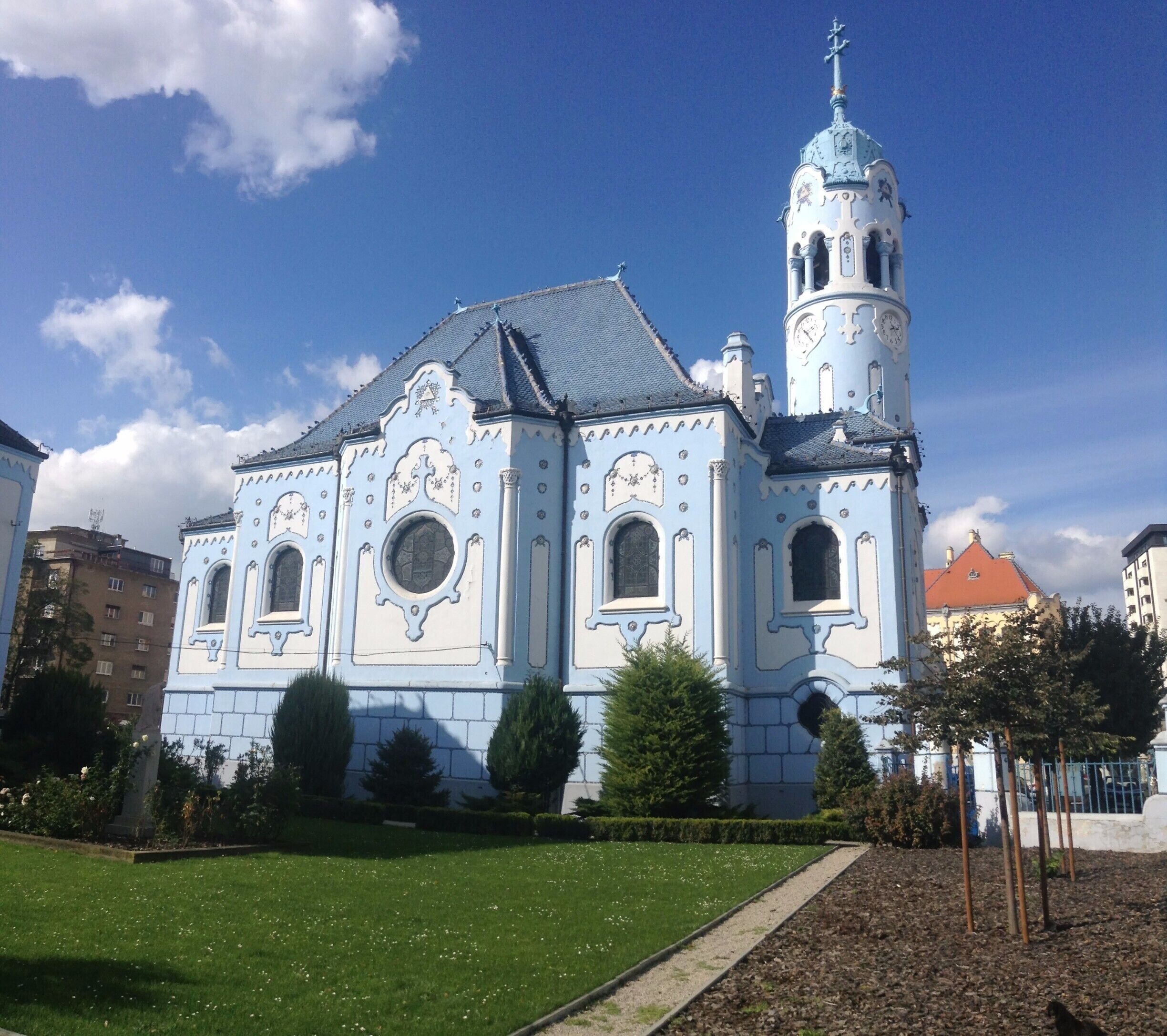The Blue Church is one of Bratislava's main tourist attractions. It's stunning, and a must see whilst visiting the city. it's only five minutes walk from the centre

#Blue #Bratislava #Slovakia #architecture