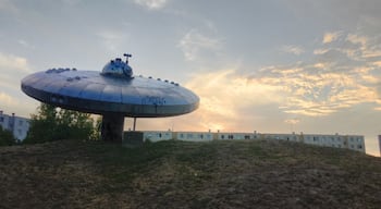 The other UFO in Bratislava is situated in the middle of a housing estate
