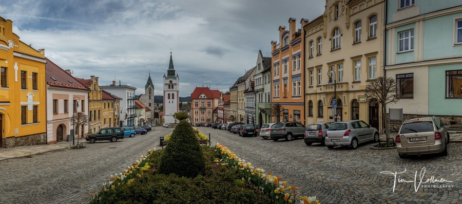 Beautiful Town square. Join my private Photo tour through Czechia. www.timvollmer.de