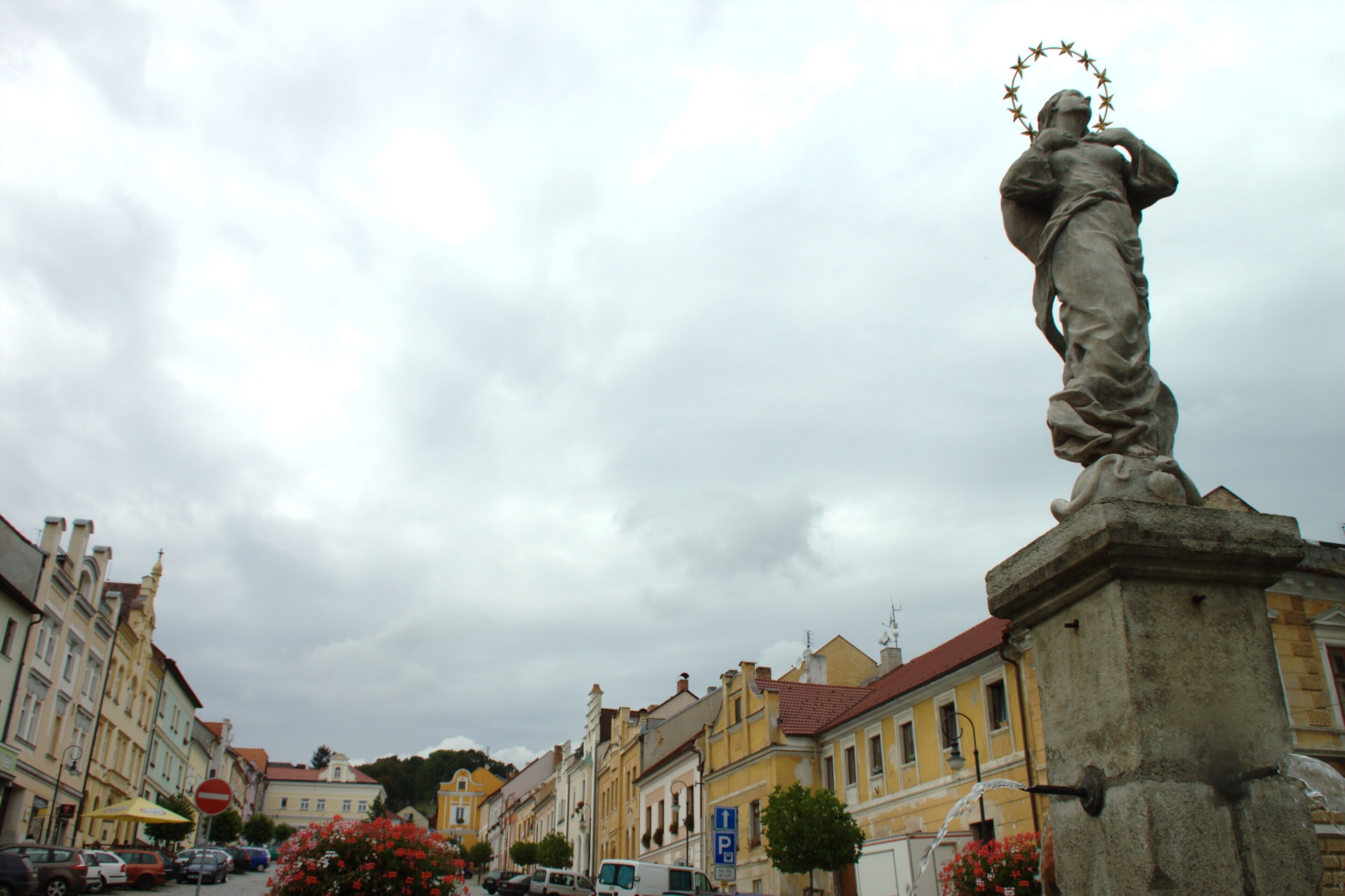 Náměstí Svobody square in Vimperk, South Bohemian Region, CZ