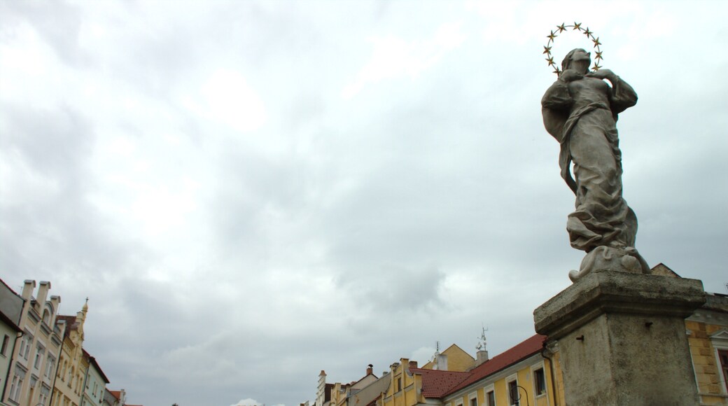 Náměstí Svobody square in Vimperk, South Bohemian Region, CZ