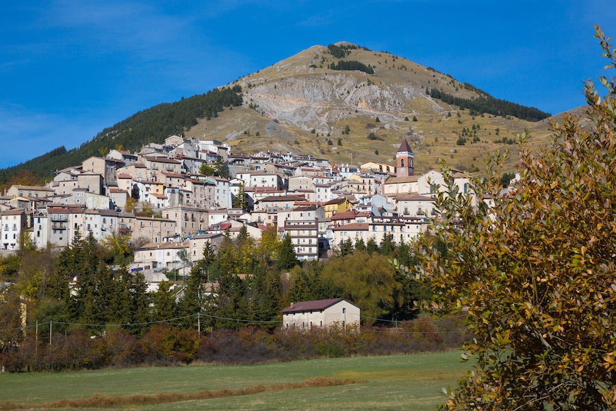 Rivisondoli (Abruzzo, Italy) - Landscape of the little pictoresque town in Abruzzo, Italy