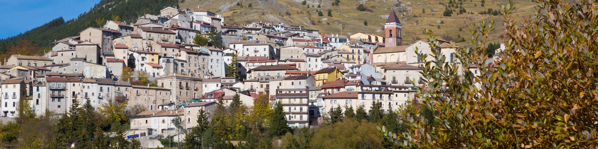 Rivisondoli (Abruzzo, Italy) - Landscape of the little pictoresque town in Abruzzo, Italy