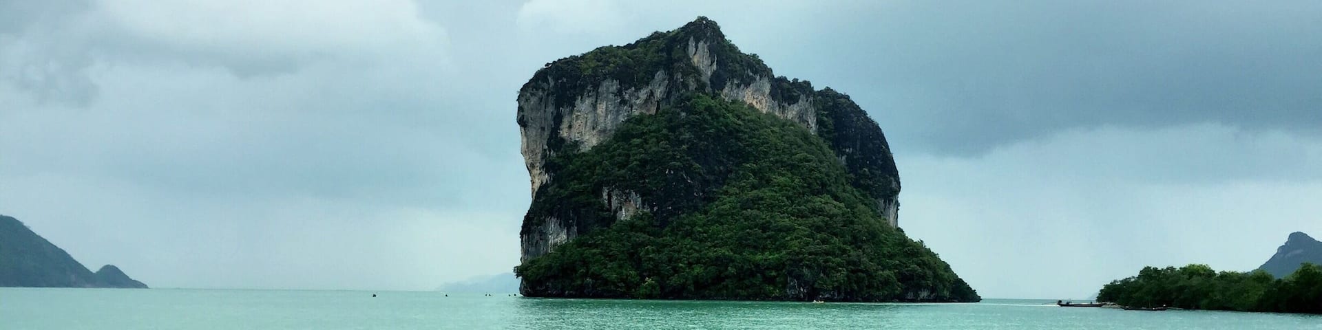 The rock in the sea
