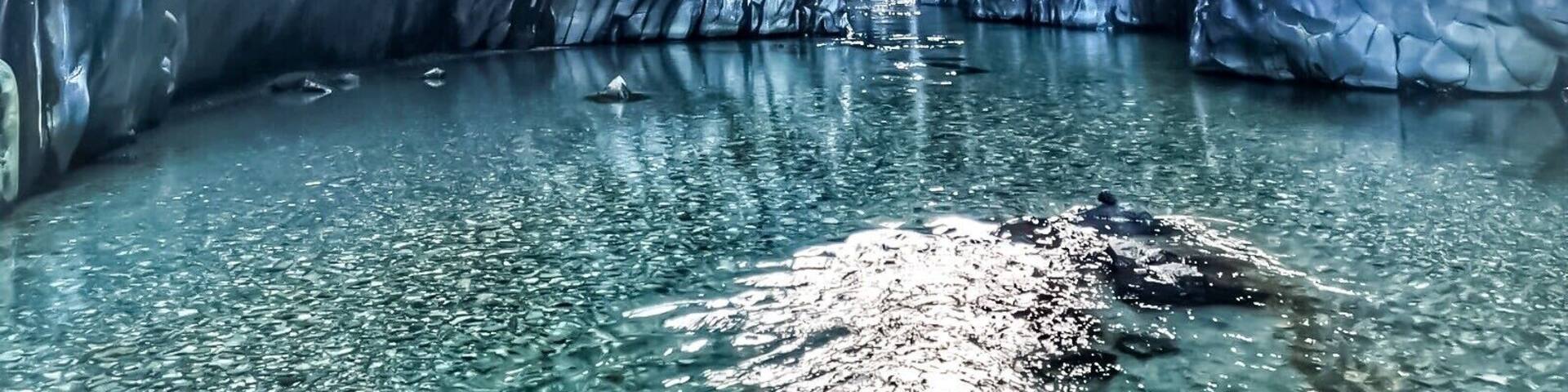 Gole Alcantara - what an amazing gorge formed by the lava from the volcano, a must to visit if you are in Sicily. We have a wonderful day hiking the Mt Etna and ending the hike with this wonderful place to soak all the muscles #localsecrets #nationalpark #travel #adventure #travel #culture #hiking