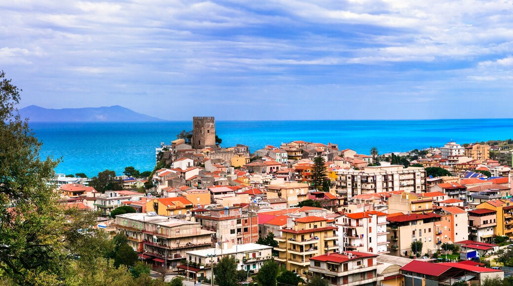 Brolo - scenic medieval village located in the province of Messina in Sicily, Italy