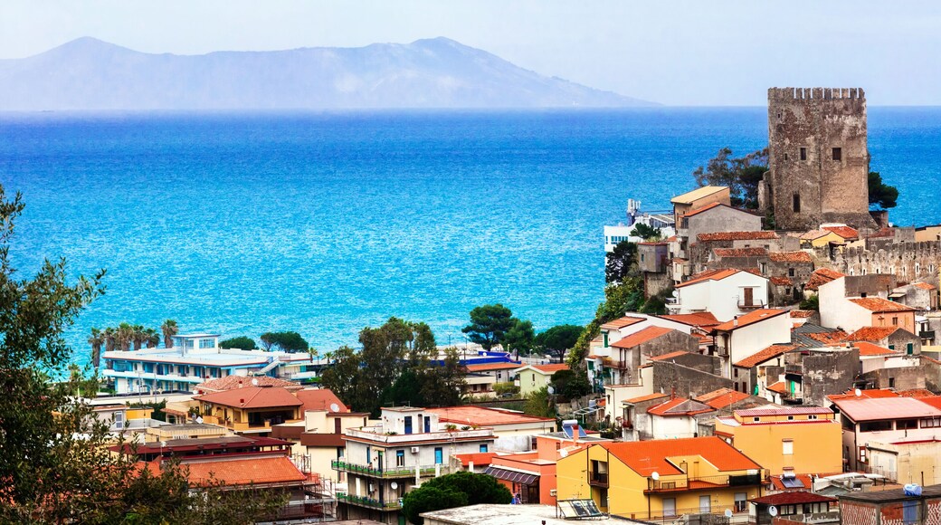 Brolo - scenic medieval village located in the province of Messina in Sicily, Italy