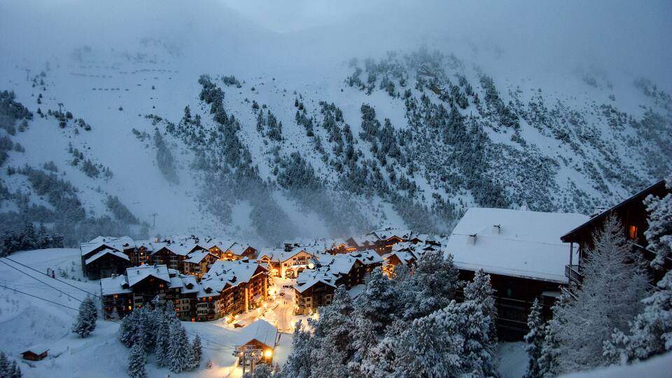 Les Arcs 1950 paradiski ski area Massif de La Vanoise, high Tarentaise valley Savoie France