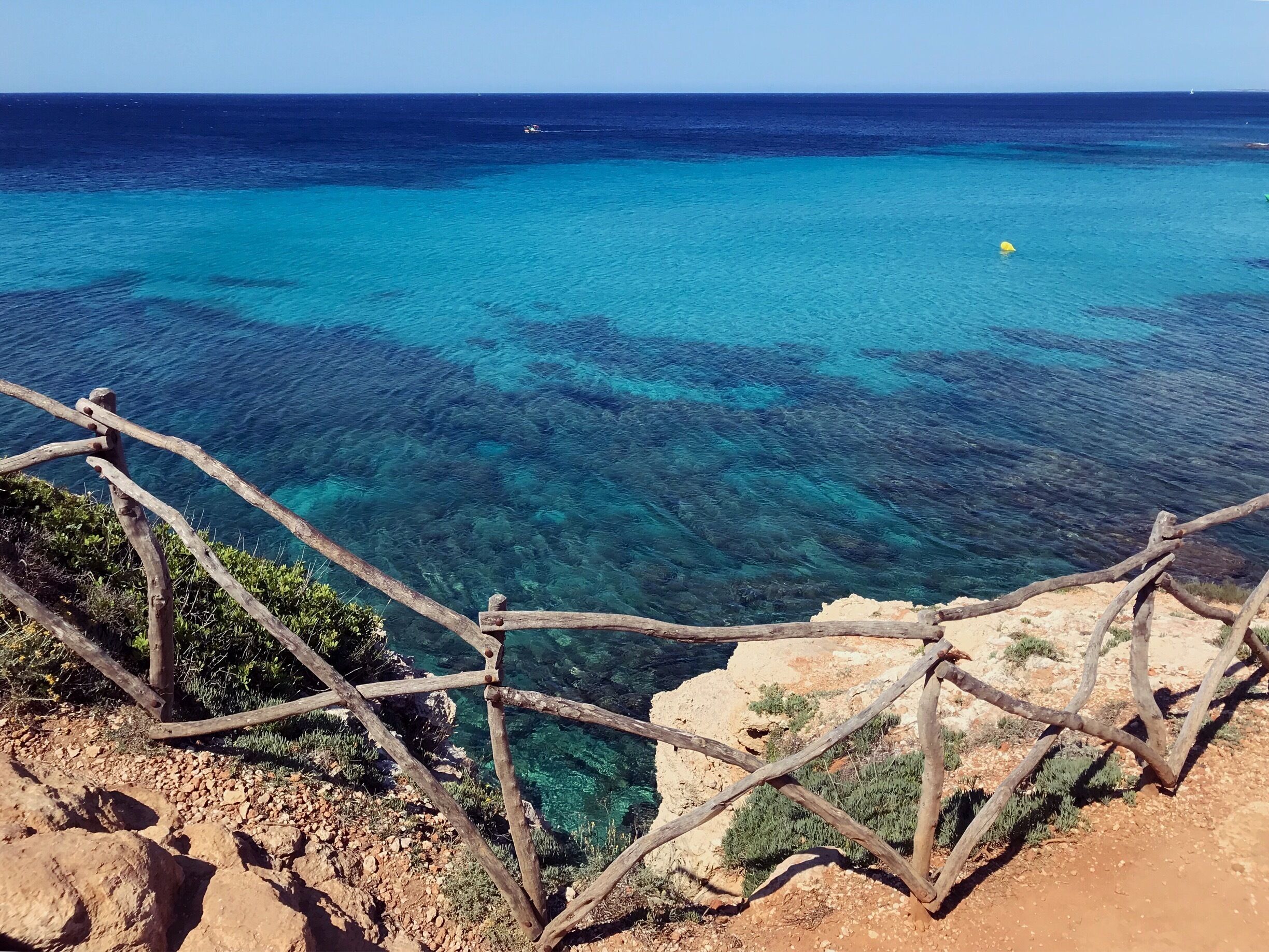 #BVSBlue. The hill top walk from Santo Tomas to Son Bou offers some beautiful views of the coastline. 