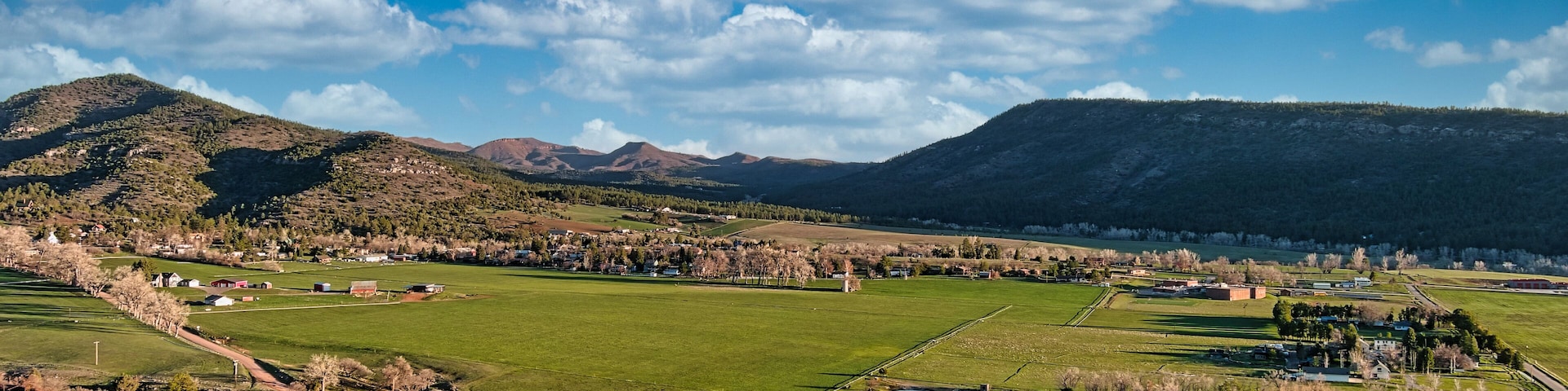 Beulah Valley Colorado aerial photo