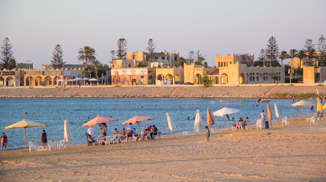 Beautiful view of the residential complex Marina in the center of Alamein, Egypt