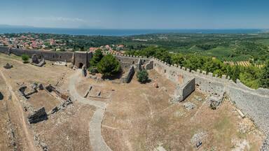 Chlemoutsi (also known as "Clermont") castle at Kastro village, Municipality of Andravida-Kyllini.
