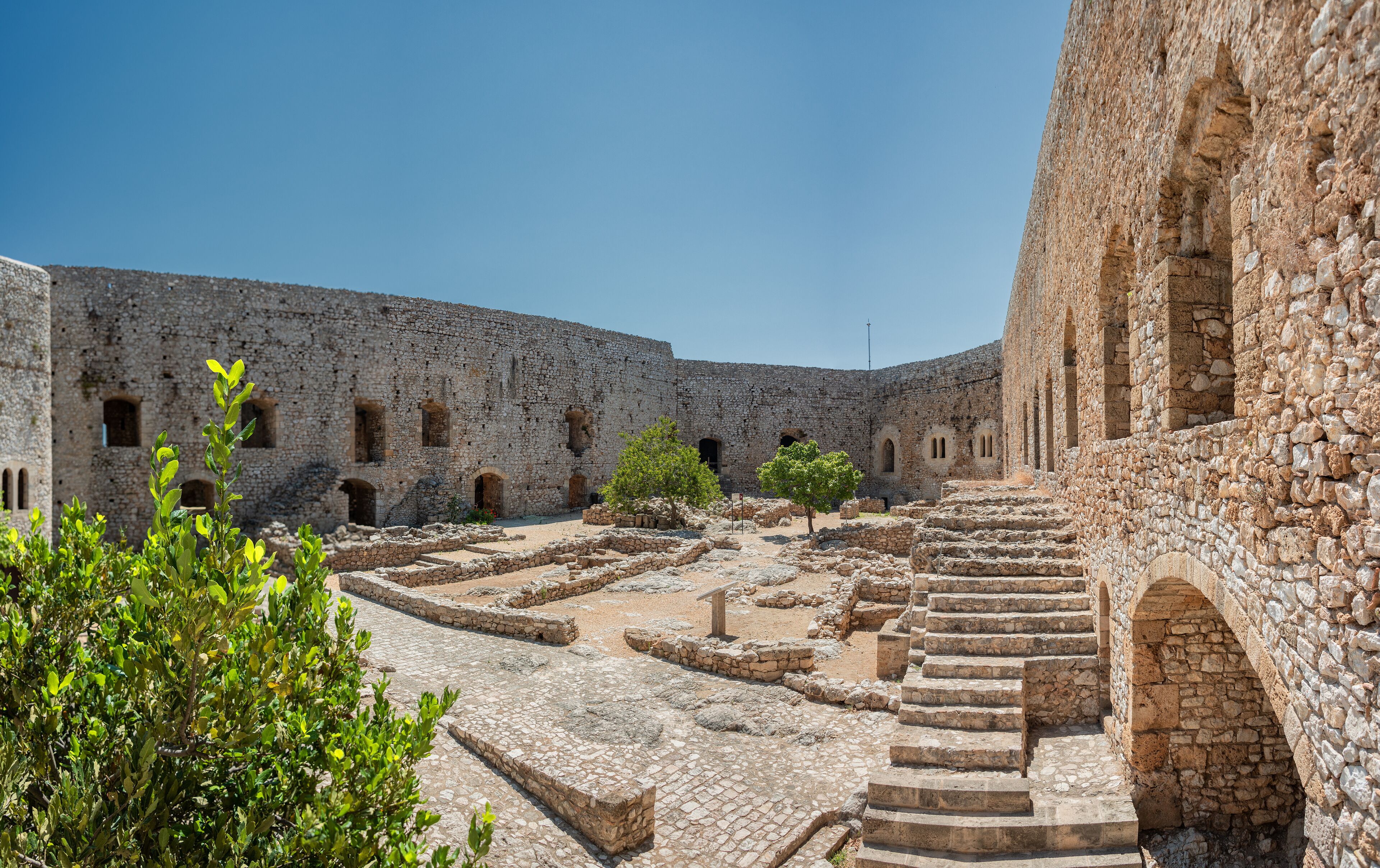 Chlemoutsi (also known as "Clermont") castle at Kastro village, Municipality of Andravida-Kyllini.