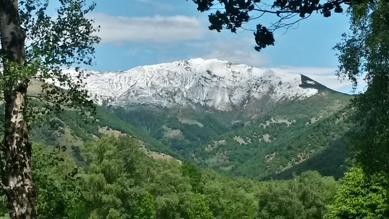 Snow on the top  of ticino Mountains
Taken a walking way 