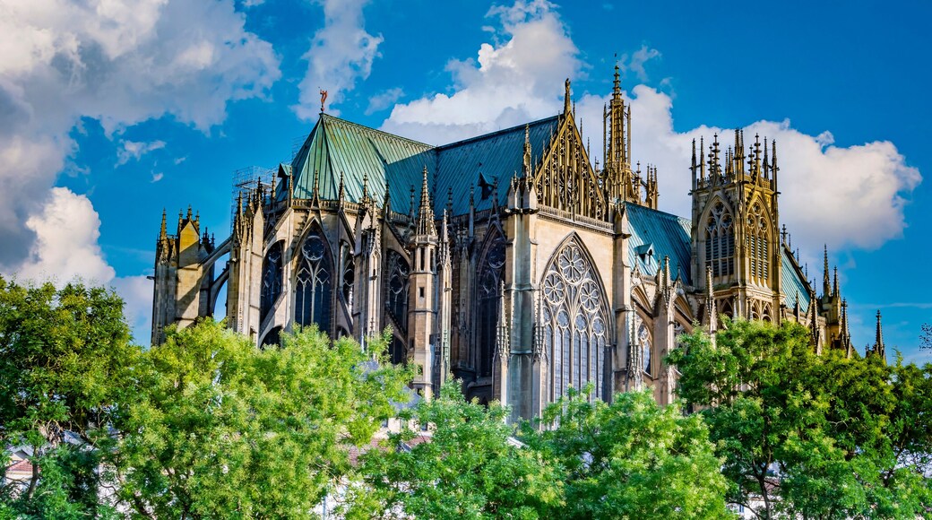The Cathedral of Saint Stephen in Metz, France