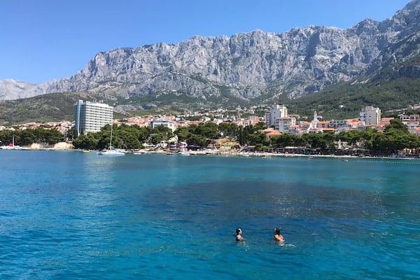 Morning swim with a great view. Loving Croatia!