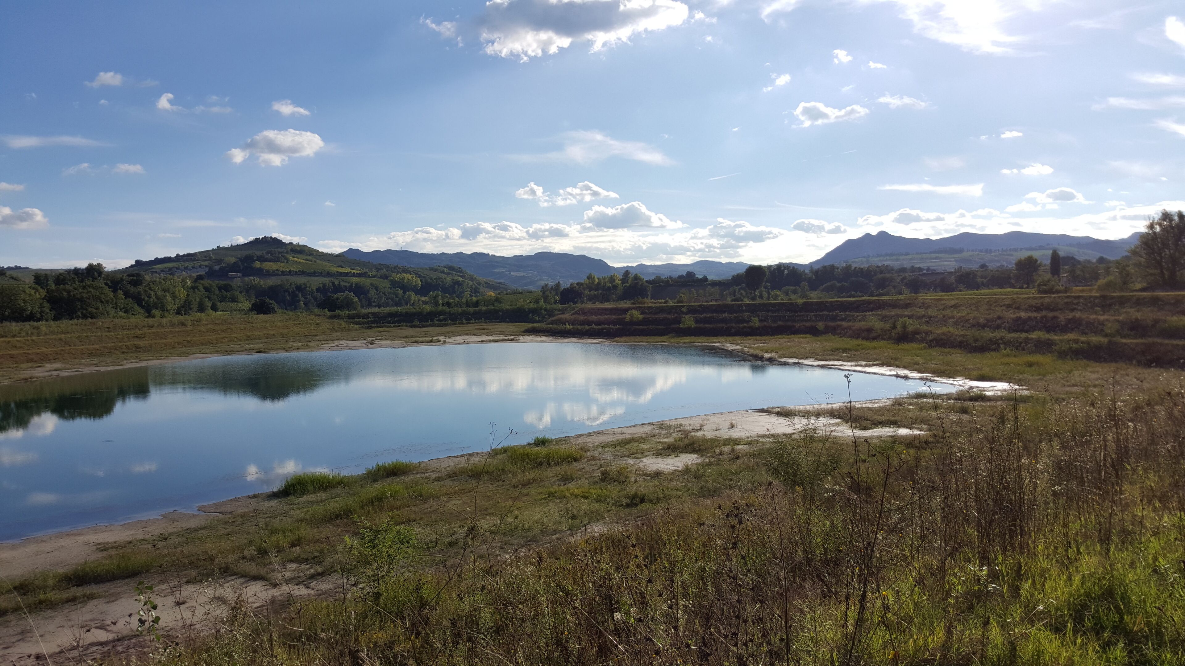 Realizzazione delle casse di espansione del Senio vicino a Riolo Terme