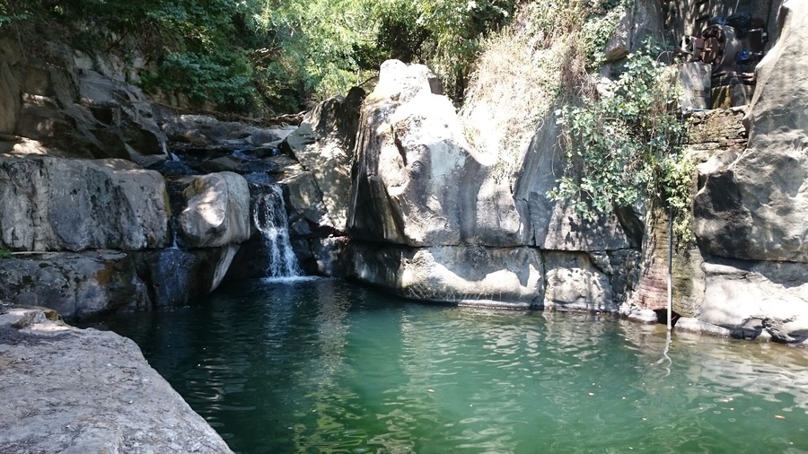 As you walk along the river you'll find this beautiful but hidden place, where you'll mostly find locals.