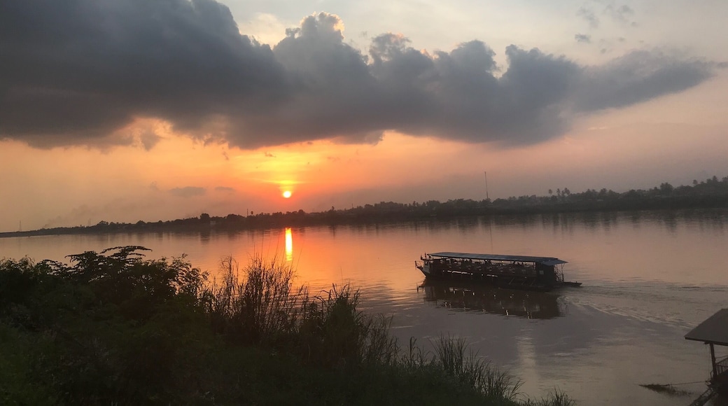 Sunset on the Mekong