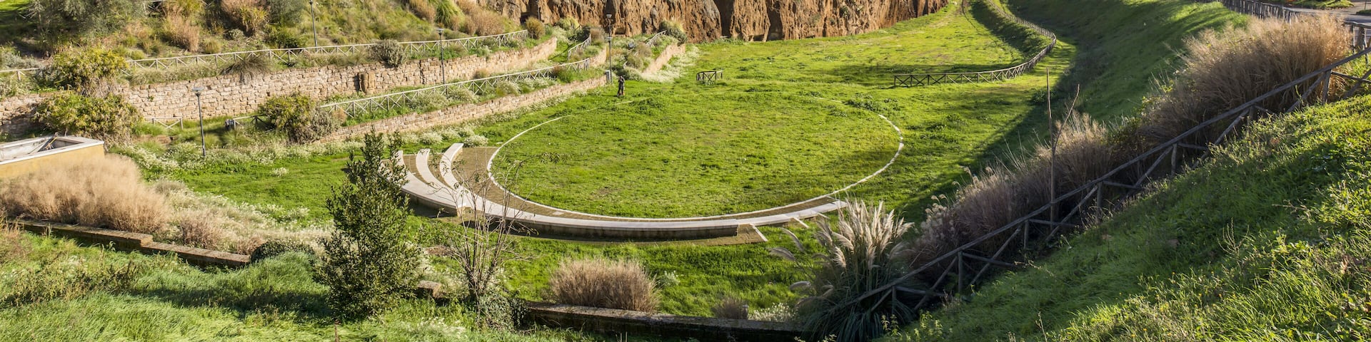 Civita Castellana, Italy - one of the pearls of Viterbo province, Civita Castellana is one of the most enchanting villages of central Italy. Here in particular the church of Santa Maria Maggiore