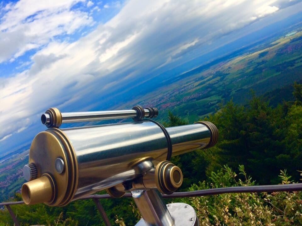 The views from Saint Odile where stunning you could see right across to the Rhine Valley and Germany beyond.