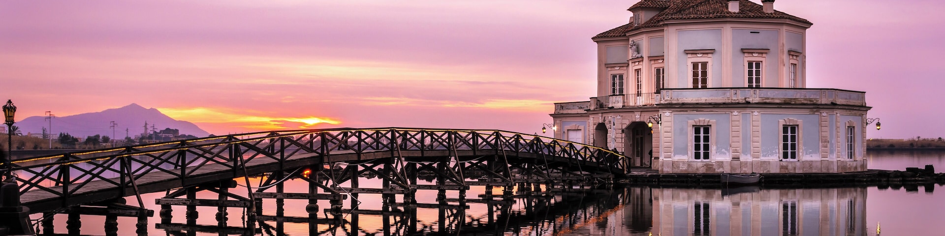 Casina Vanvitelliana, Fusaro Lake, Naples, Italy. #BvS100k