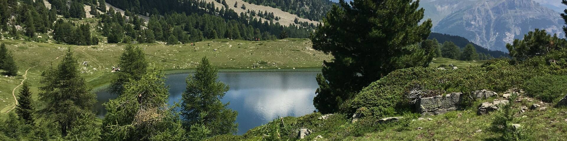 Alps in the summer. Many ski resorts in the French Alps operate their lifts so one can get to high altitude lakes effortlessly for a delightful picnic. My favorite so far is Saint Jean de Monclar near Barcelonnette.