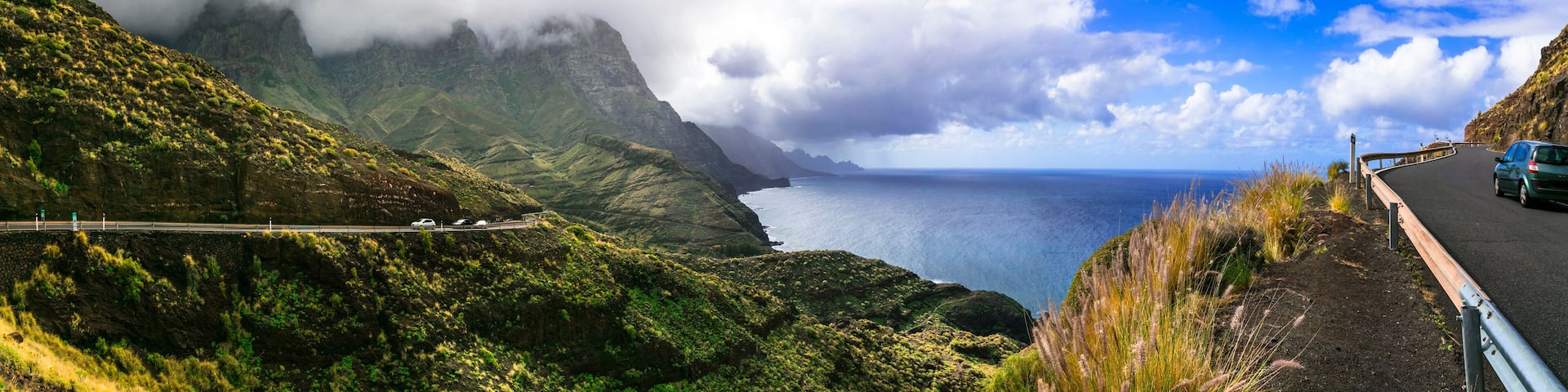 amazing landscapes and nature of volcanic Gran Canaria.Biosphere Reserve. Grand Canary islands of Spain