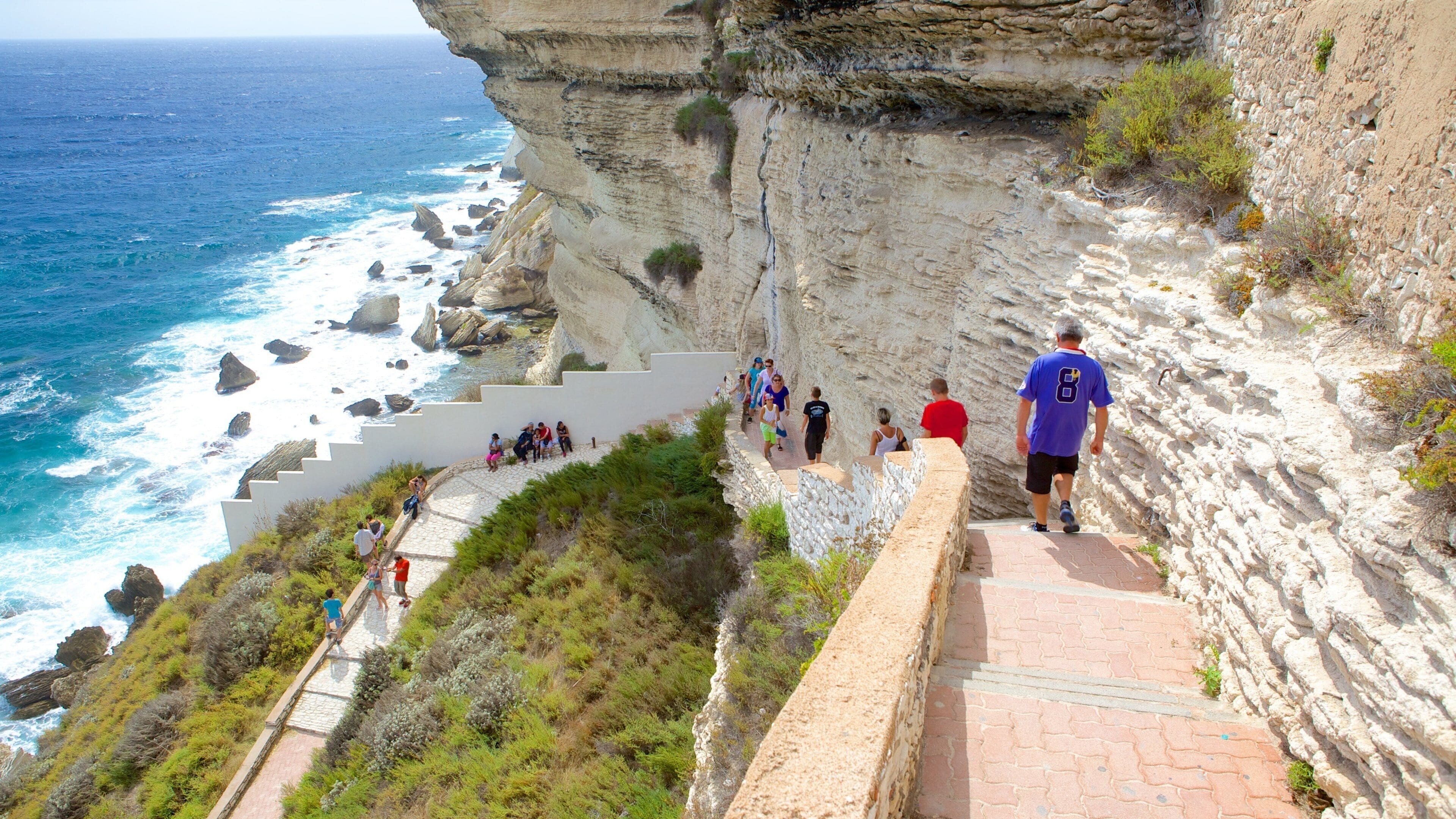 Bonifacio featuring hiking or walking